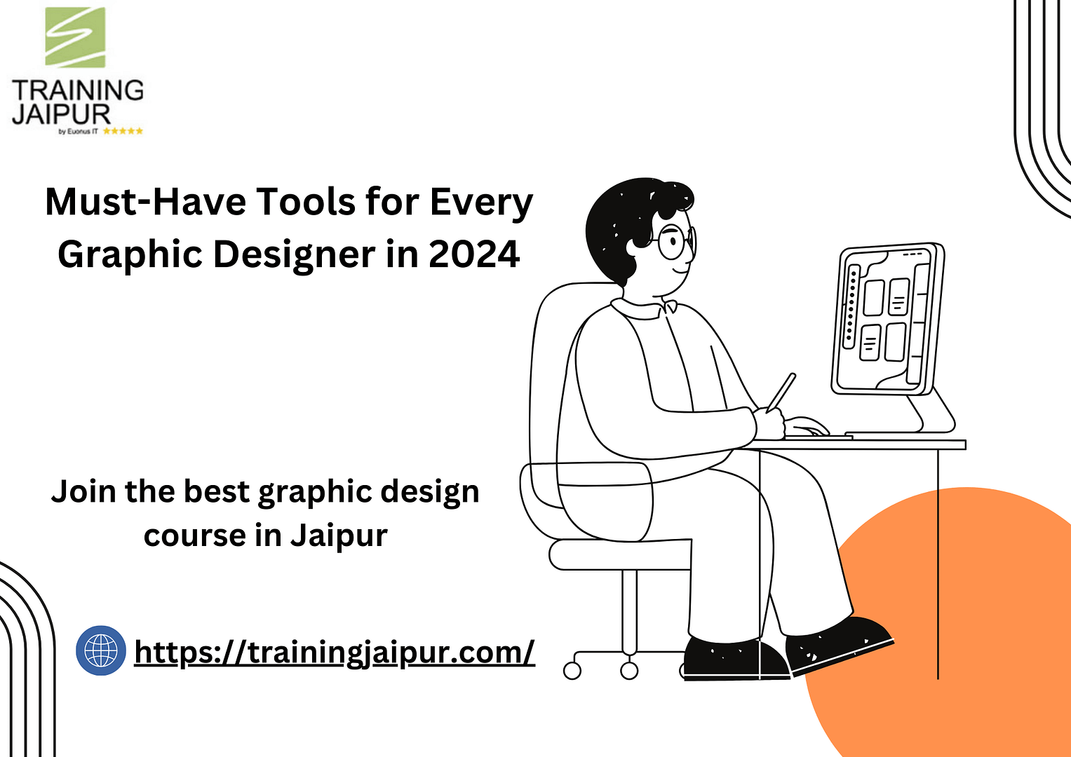 most common tools for every graphic designer in 2024. best graphic design course in Jaipur. best institute for graphic designing in Jaipur. adobe creative cloud ( photoshop, Illustrator, CorelDraw.